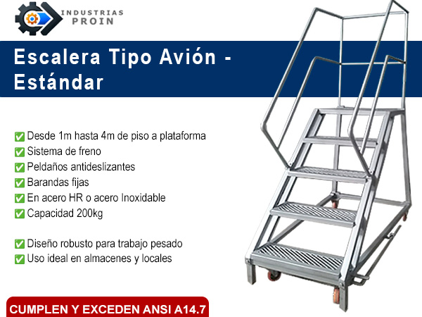 Escalera Tipo Avión en Bogotá