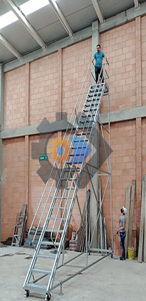 Escalera tipo avión de 6 metros de alto